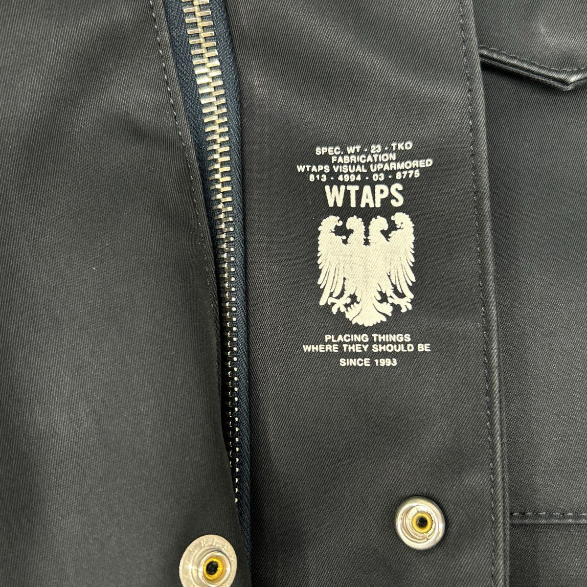 (W)TAPS ダブルタップス ネイビー WHO DARES WINS M-65 JACKET ジャケット ジャケット