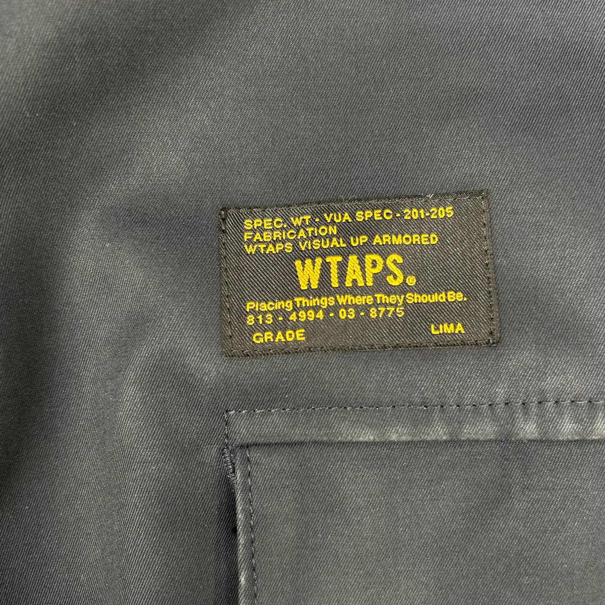 (W)TAPS ダブルタップス ネイビー WHO DARES WINS M-65 JACKET ジャケット ジャケット