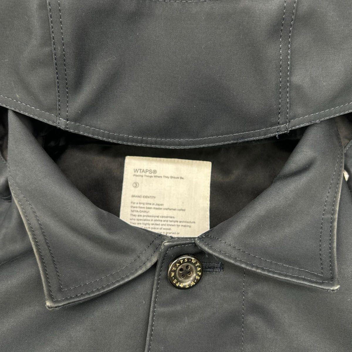 (W)TAPS ダブルタップス ネイビー WHO DARES WINS M-65 JACKET ジャケット ジャケット