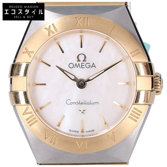 OMEGA オメガ 新品未使用 131.20.25.60.05.002 18K x SS MOPダイヤル コンステレーション マンハッタン クオーツ 腕時計