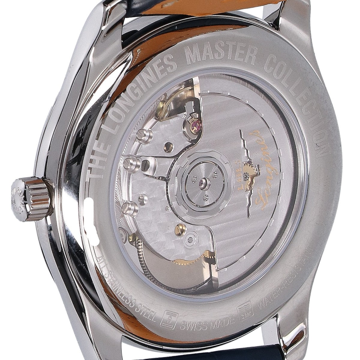 LONGINES ロンジン 新品未使用 L2.793.4 SS マスターコレクション シースルーバック 自動巻き 腕時計