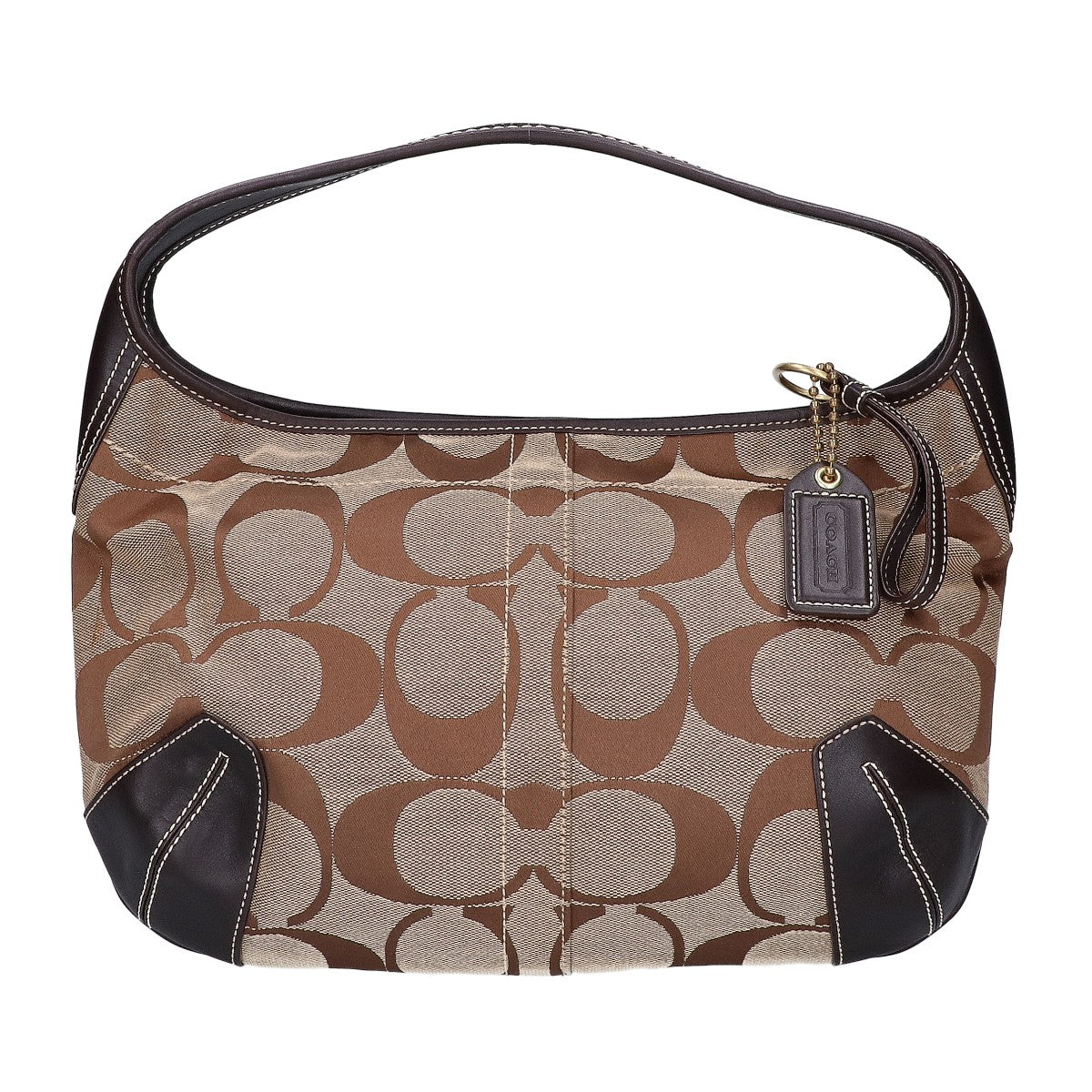 COACH コーチ M0632-10764 シグネチャー ジャカード ワンハンドルバッグ ハンドバッグ