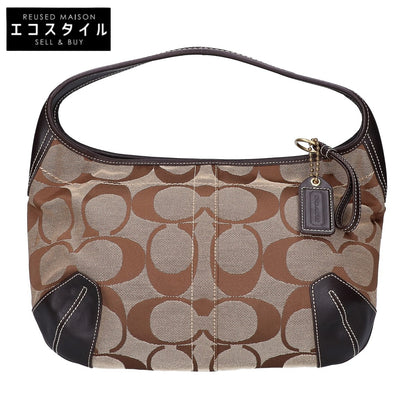 COACH コーチ M0632-10764 シグネチャー ジャカード ワンハンドルバッグ ハンドバッグ