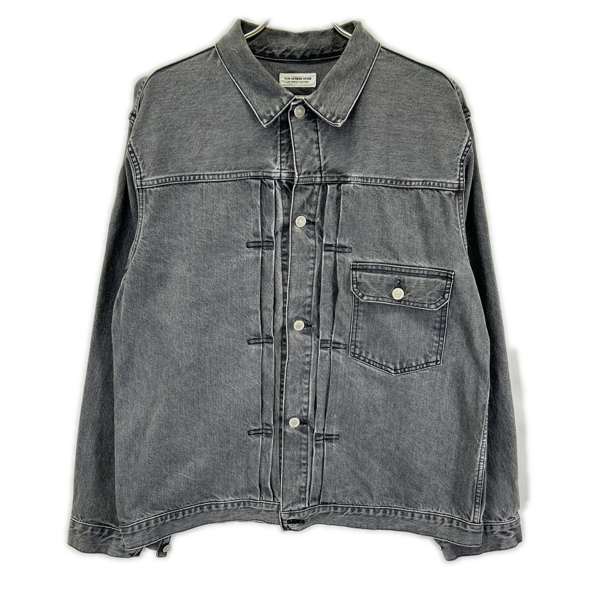 Ron Herman ロンハーマン 25SS 4120400030 色落ち Black Denim Jacket ジャケット