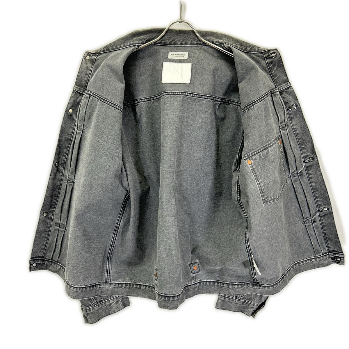 Ron Herman ロンハーマン 25SS 4120400030 色落ち Black Denim Jacket ジャケット