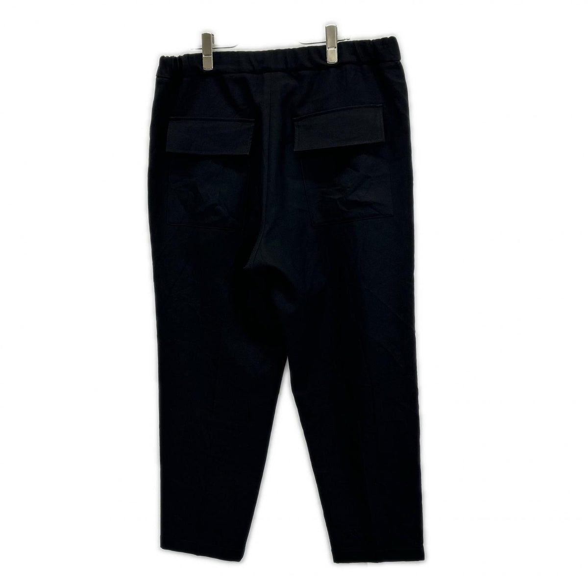 JILSANDER ジルサンダー JSMT311131MT44270012 ブラック シワ加工 ワイドスラックスパンツ ボトムス