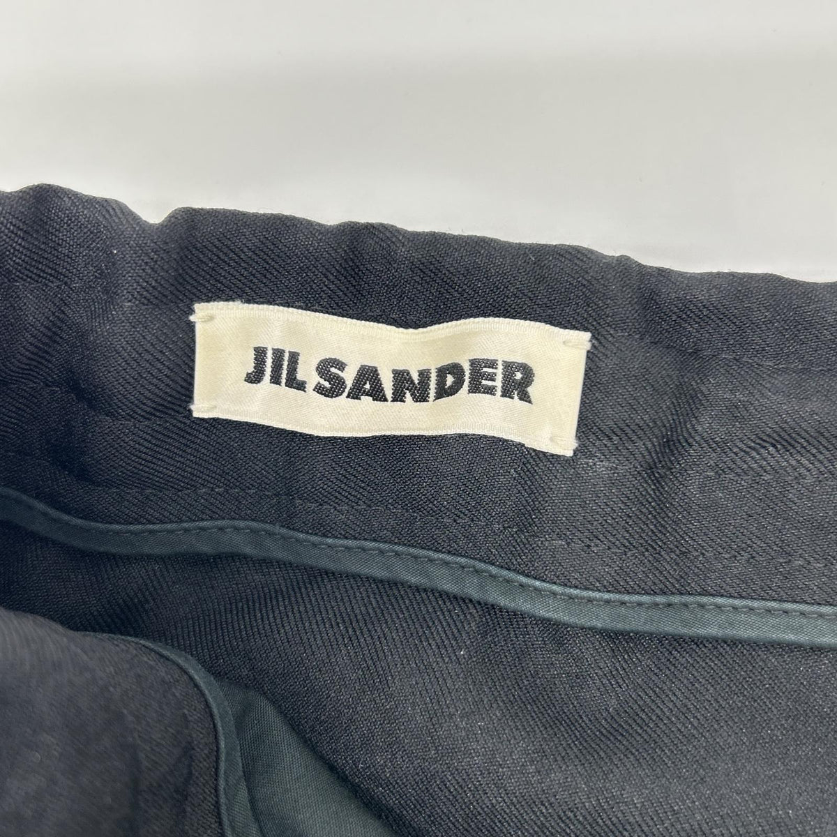 JILSANDER ジルサンダー JSMT311131MT44270012 ブラック シワ加工 ワイドスラックスパンツ ボトムス