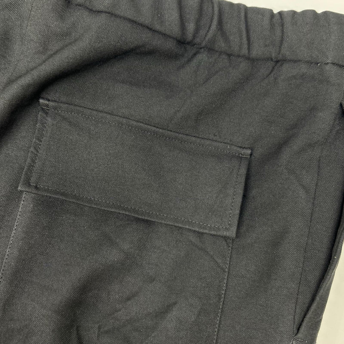 JILSANDER ジルサンダー JSMT311131MT44270012 ブラック シワ加工 ワイドスラックスパンツ ボトムス