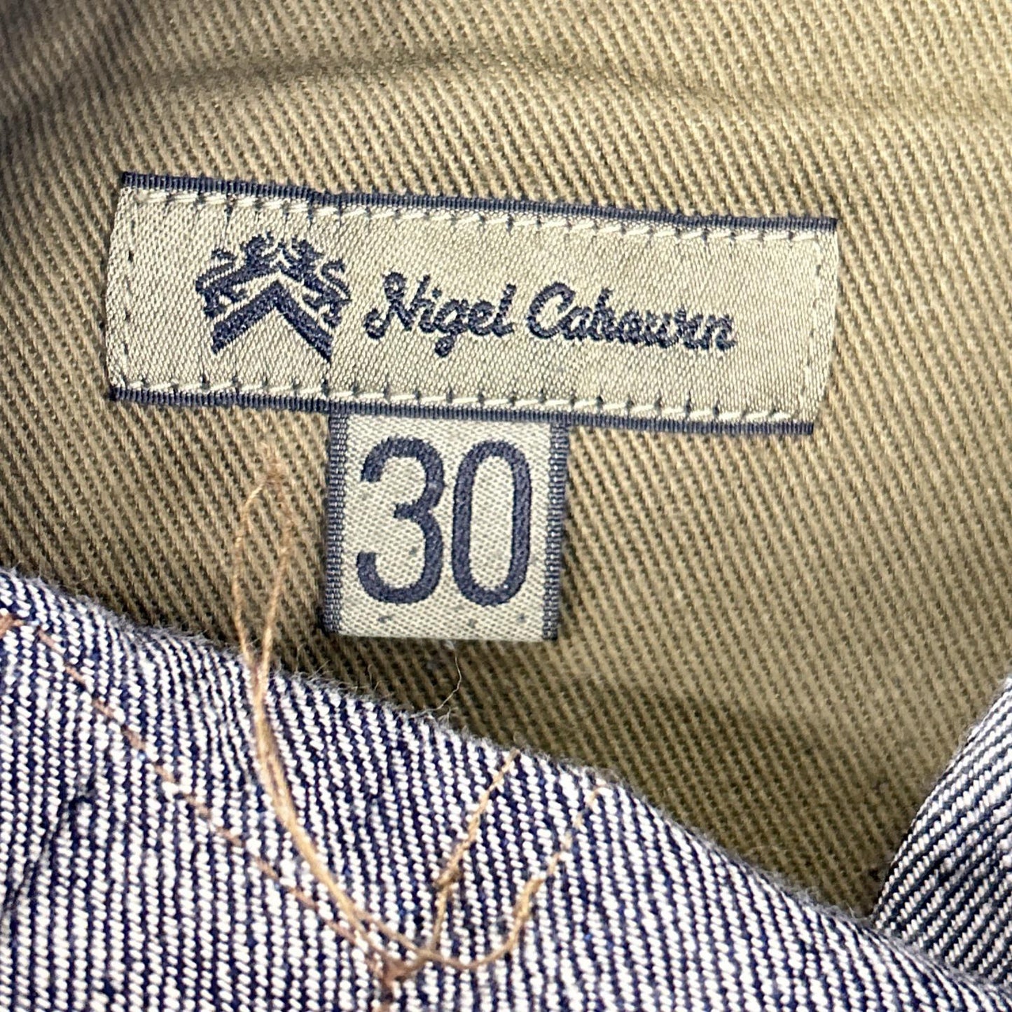 NIGEL CABOURN ナイジェルケーボン 8047-00-50025 インディゴ RAILMAN DENIM ボトムス