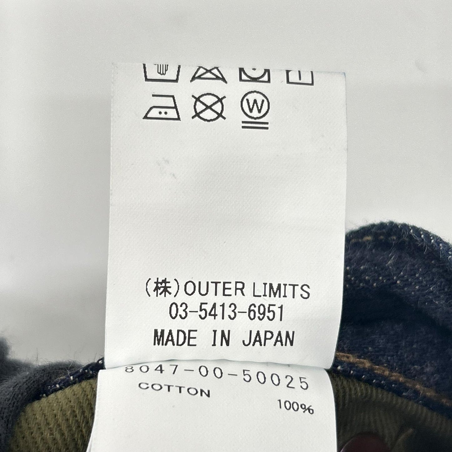 NIGEL CABOURN ナイジェルケーボン 8047-00-50025 インディゴ RAILMAN DENIM ボトムス