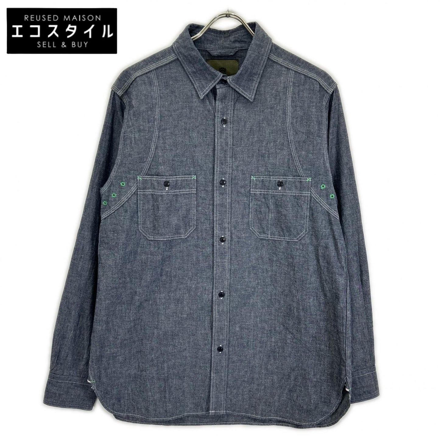 NIGEL CABOURN ナイジェルケーボン 8055-00-10050 タンガリー NEW MEDICAL SHIRT トップス