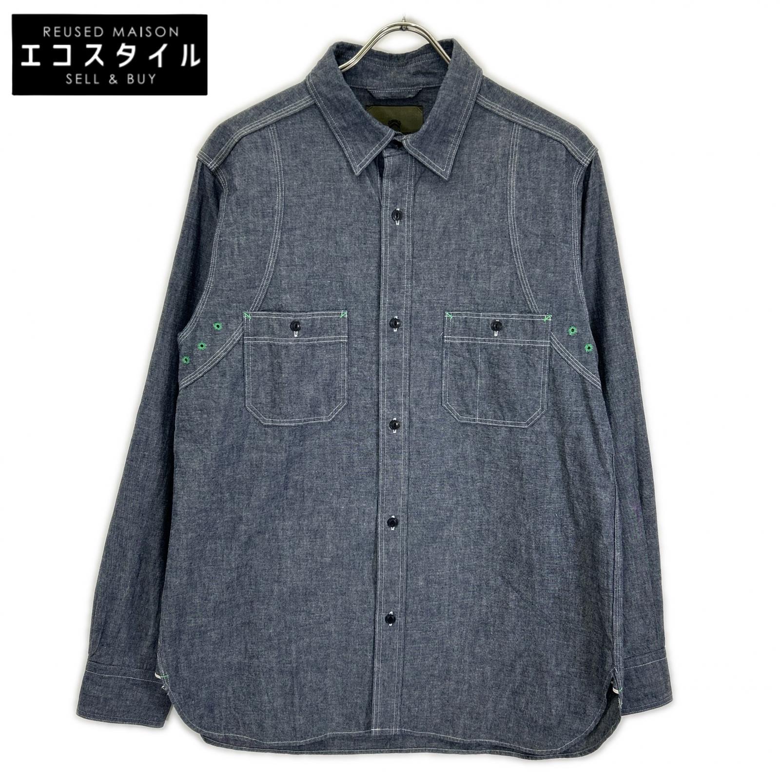 NIGEL CABOURN ナイジェルケーボン 8055-00-10050 タンガリー NEW MEDICAL SHIRT トップス