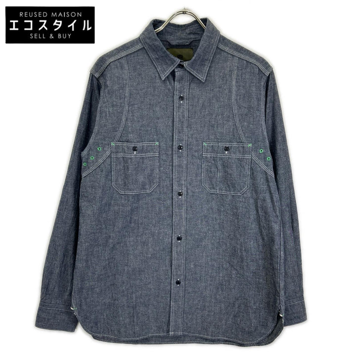 NIGEL CABOURN ナイジェルケーボン 8055-00-10050 タンガリー NEW MEDICAL SHIRT トップス