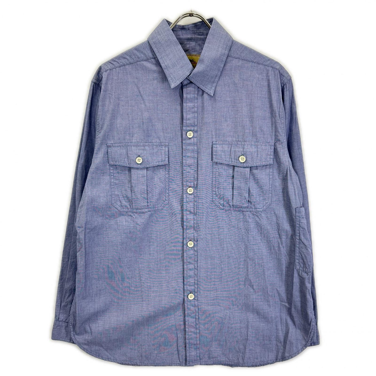 NIGEL CABOURN Nigel Cabourn LYBRO 8049-13-10040 Blue Cotton Shirt Top