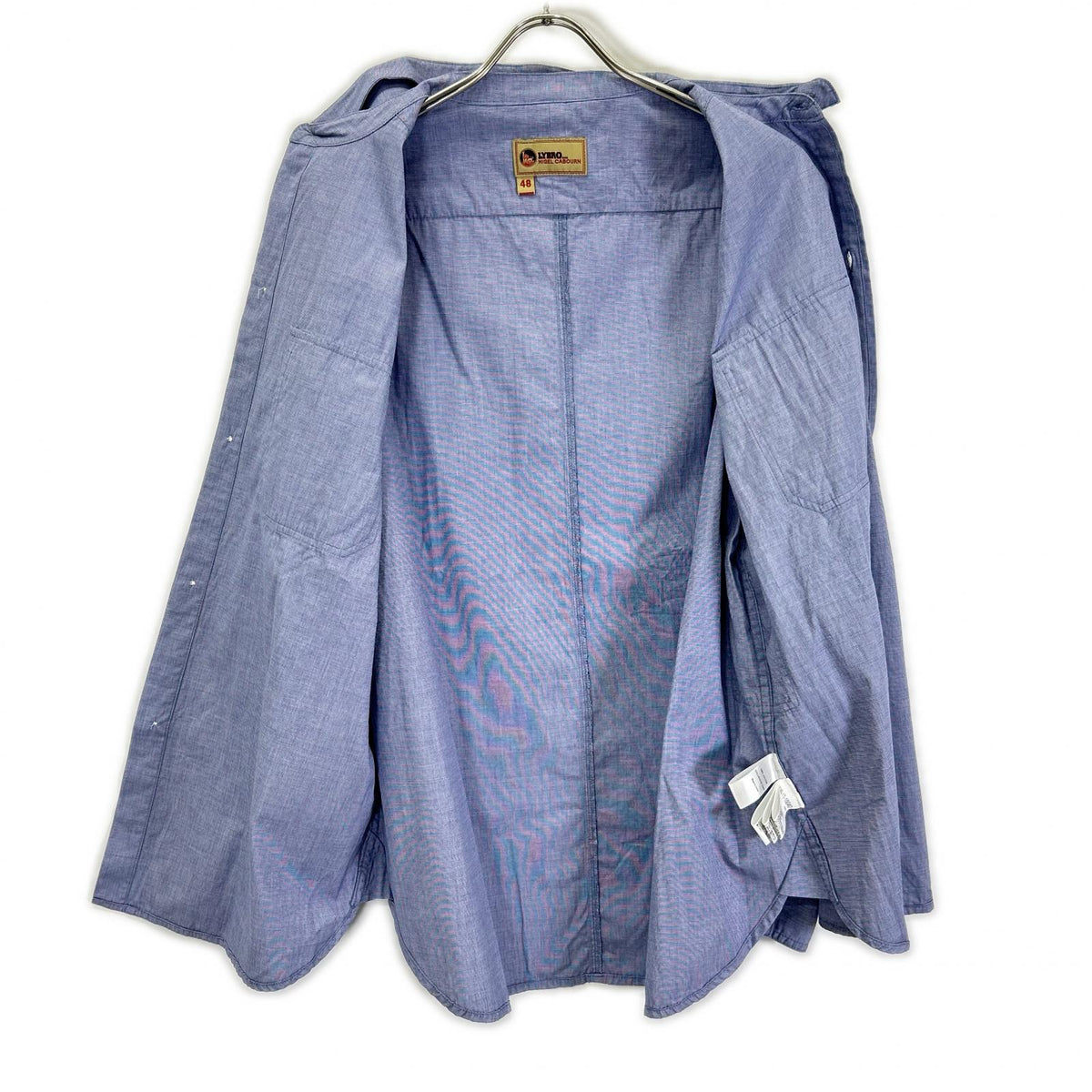 NIGEL CABOURN Nigel Cabourn LYBRO 8049-13-10040 Blue Cotton Shirt Top