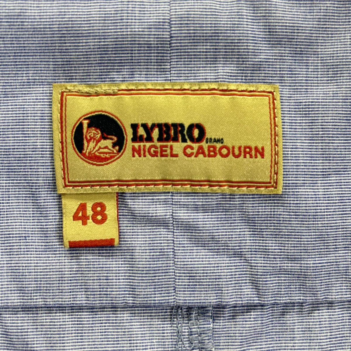 NIGEL CABOURN Nigel Cabourn LYBRO 8049-13-10040 Blue Cotton Shirt Top