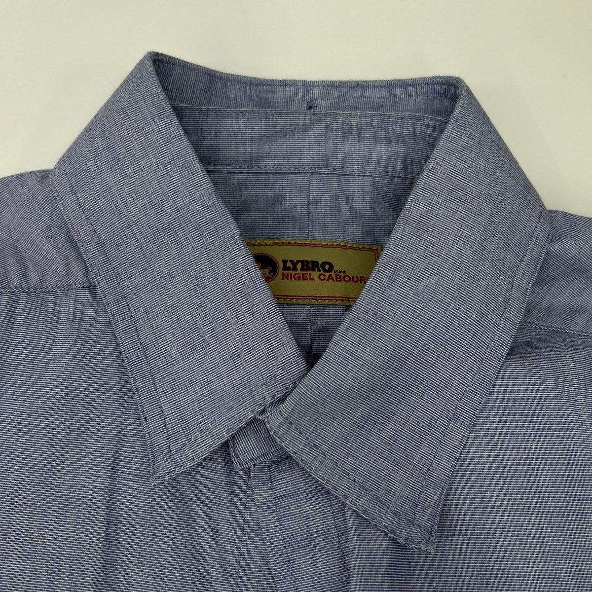 NIGEL CABOURN Nigel Cabourn LYBRO 8049-13-10040 Blue Cotton Shirt Top