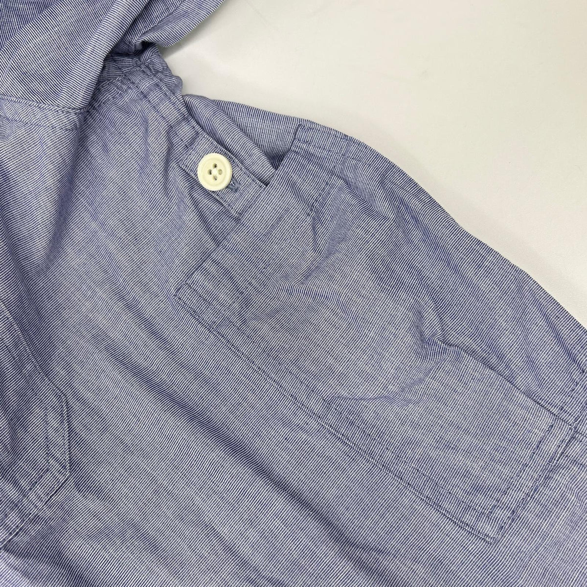 NIGEL CABOURN Nigel Cabourn LYBRO 8049-13-10040 Blue Cotton Shirt Top