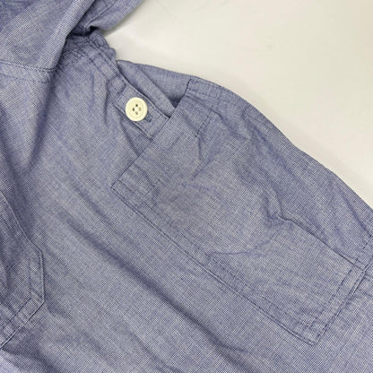 NIGEL CABOURN Nigel Cabourn LYBRO 8049-13-10040 Blue Cotton Shirt Top
