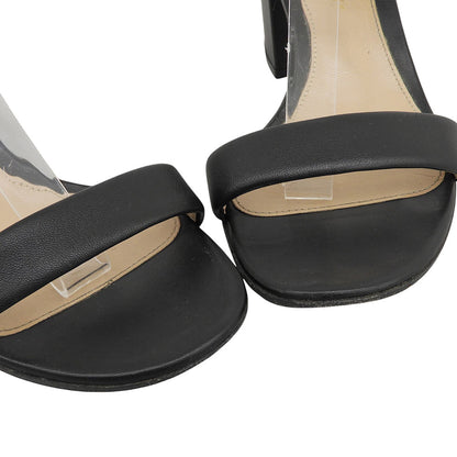 Gianvito Rossi ジャンヴィト・ロッシ NADIA60 レザー ヒール サンダル シューズ レディース ブラック 34 1/2 31296 27427 シューズ