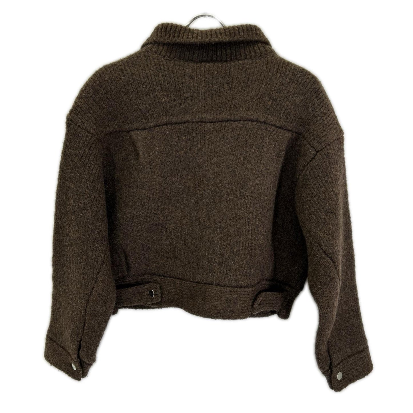 NKNIT ンニット N24-AW002 ブラウン ウールニットカーディガン トップス