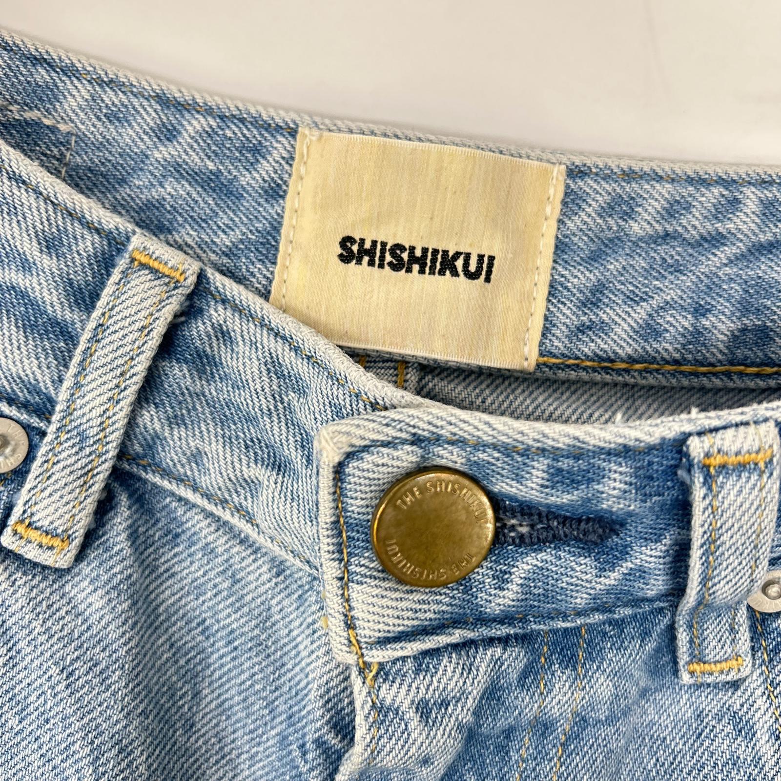 THE SHISHIKUI シシクイ 1595-1600 ライトインディゴ Daco ストレートデニム ボトムス