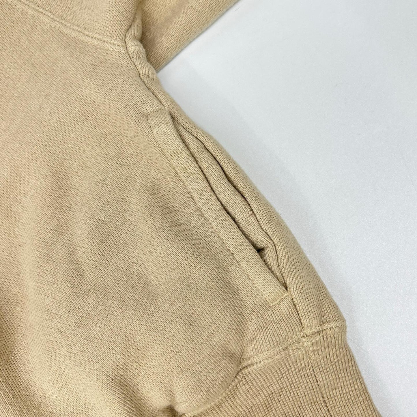 REMI RELIEF レミレリーフ ×SHISHIKUI ベージュ ショート丈 スウェットシャツ トップス