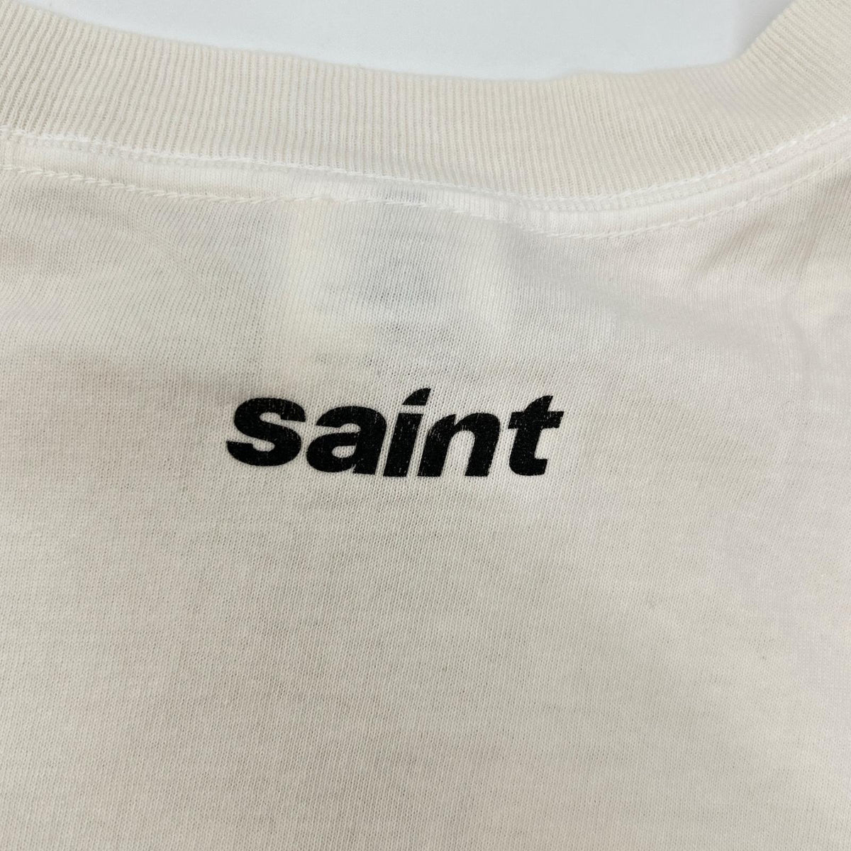 SAINT MICHAEL セントマイケル SM-HR8-0000-019 Ivory White LOVE SONG SS TEE Tops