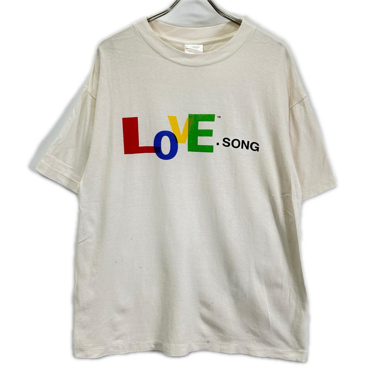SAINT MICHAEL セントマイケル SM-HR8-0000-019 Ivory White LOVE SONG SS TEE Tops