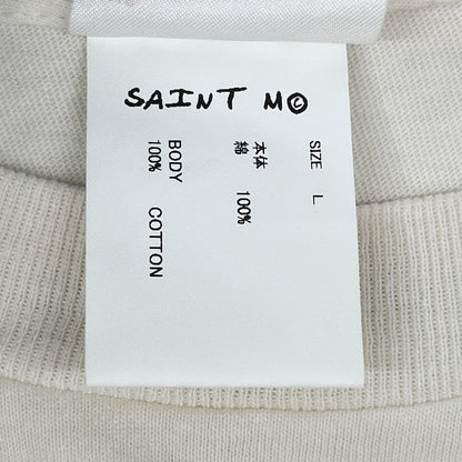 SAINT MICHAEL セントマイケル SM-HR8-0000-019 Ivory White LOVE SONG SS TEE Tops