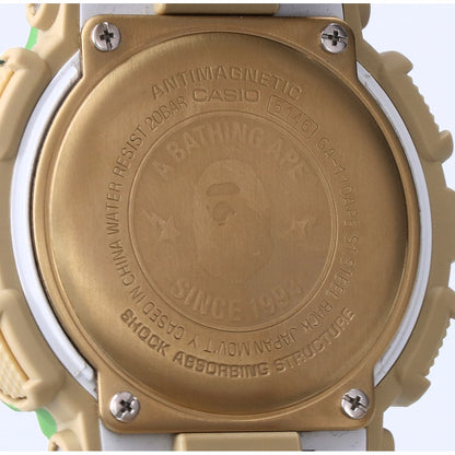 G-SHOCK ジーショック A BATHING APE アベイシングエイプ 【美品】GA-110APE 25周年記念 クオーツ アナデジ 腕時計