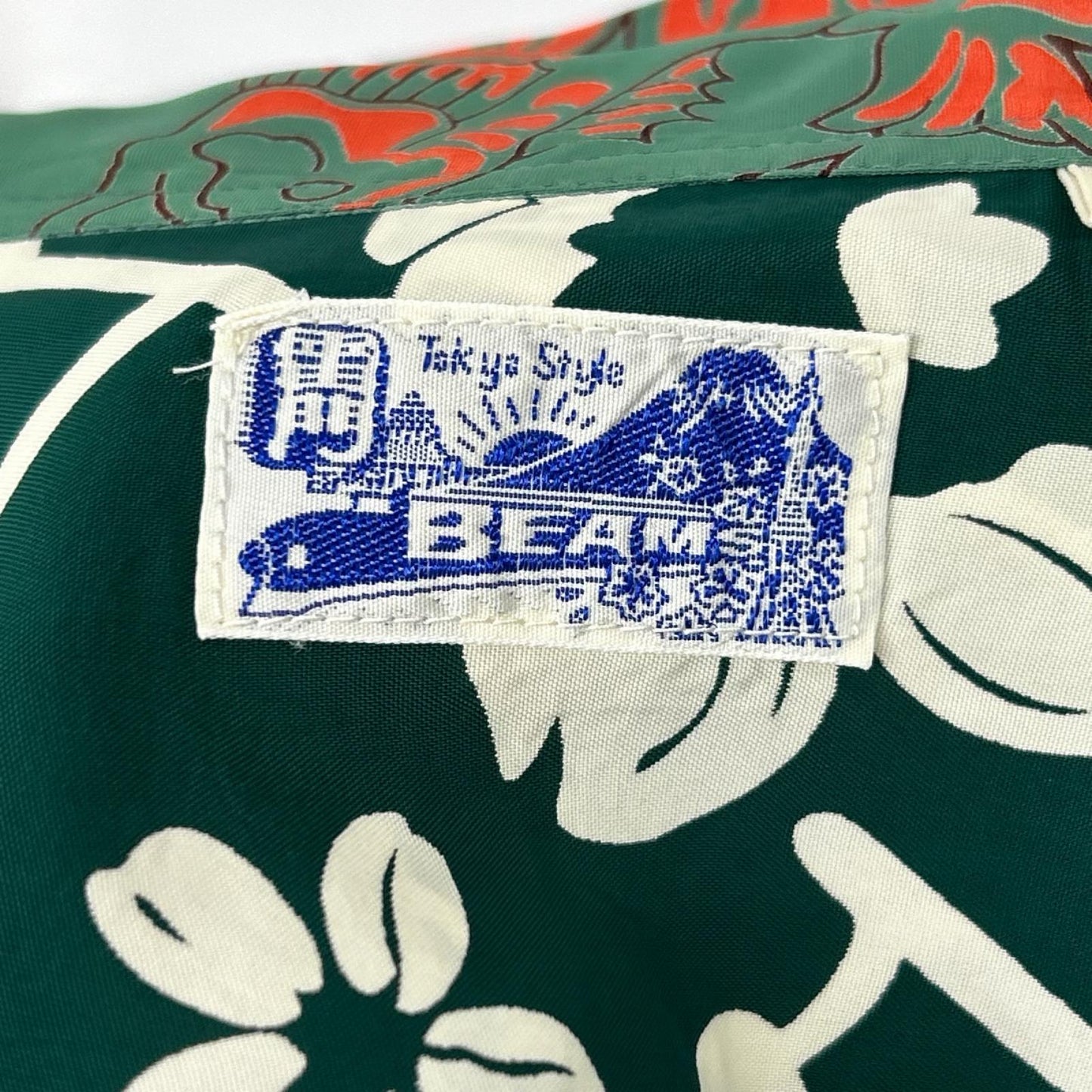 BEAMS ビームス ×東洋エンタープライズ 11-01-1370-086 グリーン クレイジーアロハシャツ トップス