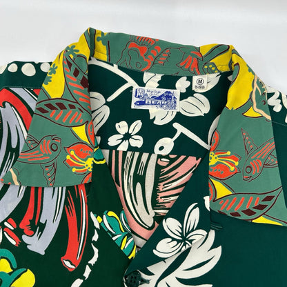 BEAMS ビームス ×東洋エンタープライズ 11-01-1370-086 グリーン クレイジーアロハシャツ トップス