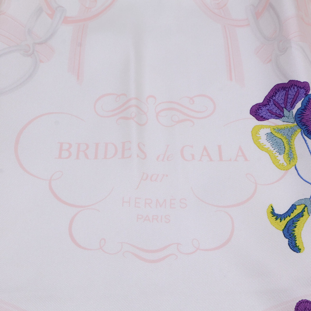 HERMES エルメス 【美品】BRIDES de GALA ブリッド ドゥ ガラ シルク スカーフ