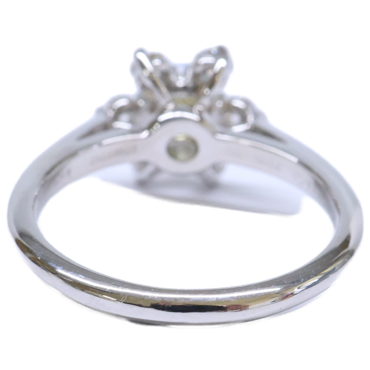 TIFFANY&Co. ティファニー 新品仕上げ済み PT950 x 750WG 0.41ct イエローダイヤモンド バターカップ リング 指輪