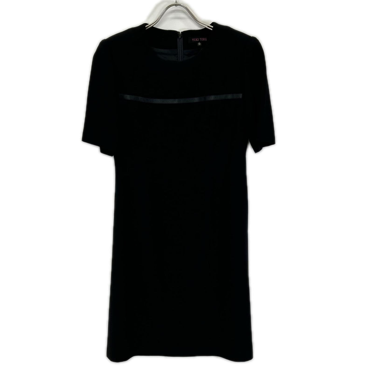 YUKI TORII 21-609-708-8 Black Collarless Jacket Dress Mourning Dress Dress