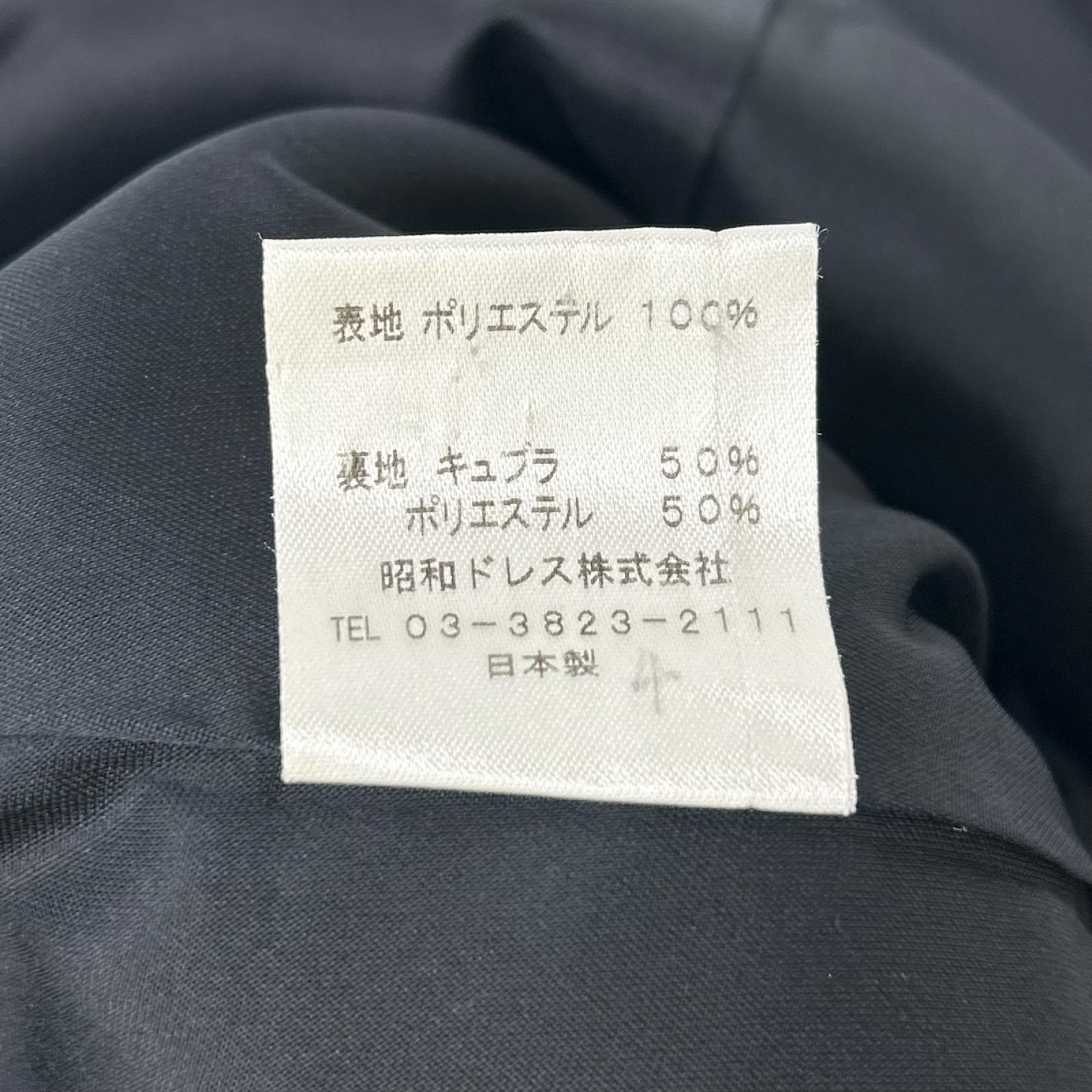 YUKITORII ユキトリイ 21-609-708-8 ブラック ノーカラージャケット ワンピース 喪服 ワンピース