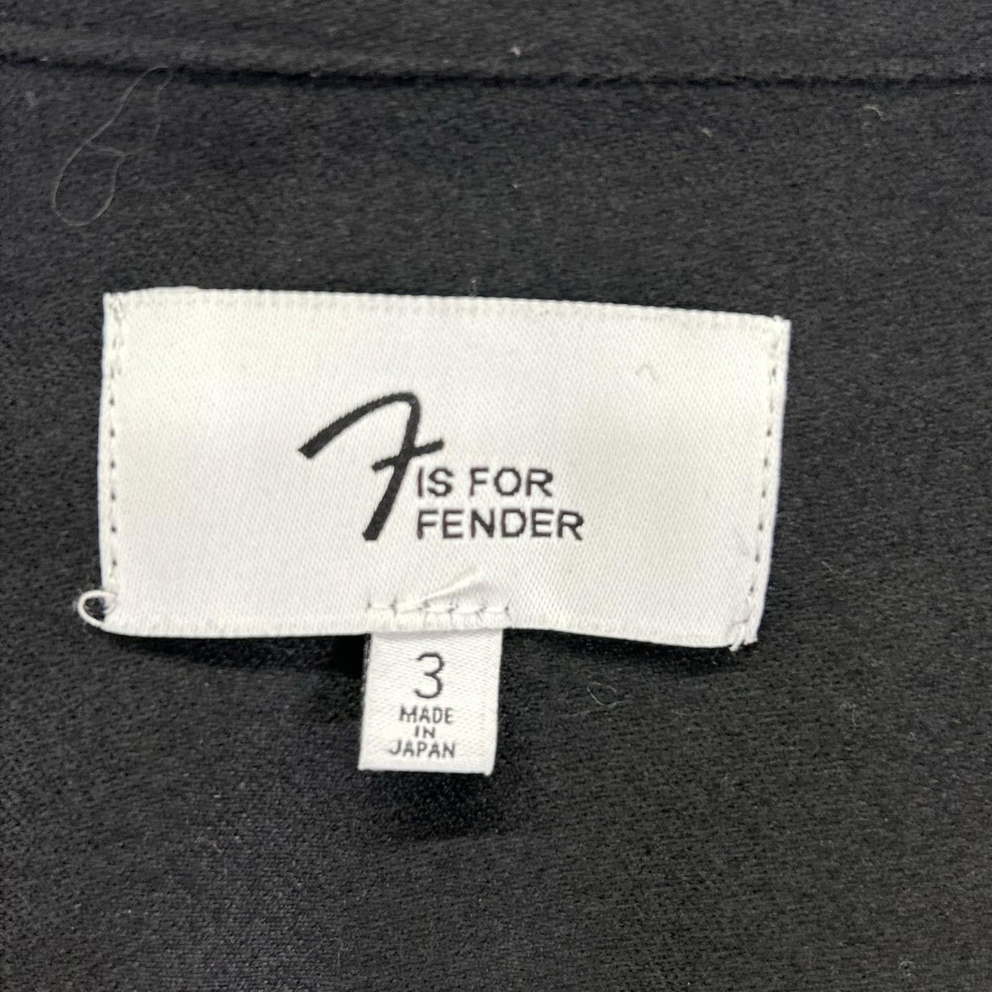 F IS FOR FENDER エフイズフォーフェンダー 911895313 ブラック TelecasterR Zipper Shirts トップス