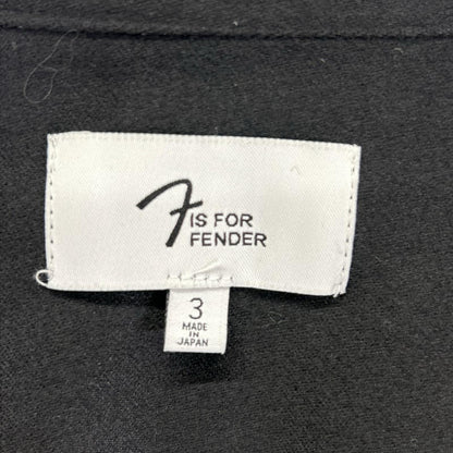 F IS FOR FENDER エフイズフォーフェンダー 911895313 ブラック TelecasterR Zipper Shirts トップス