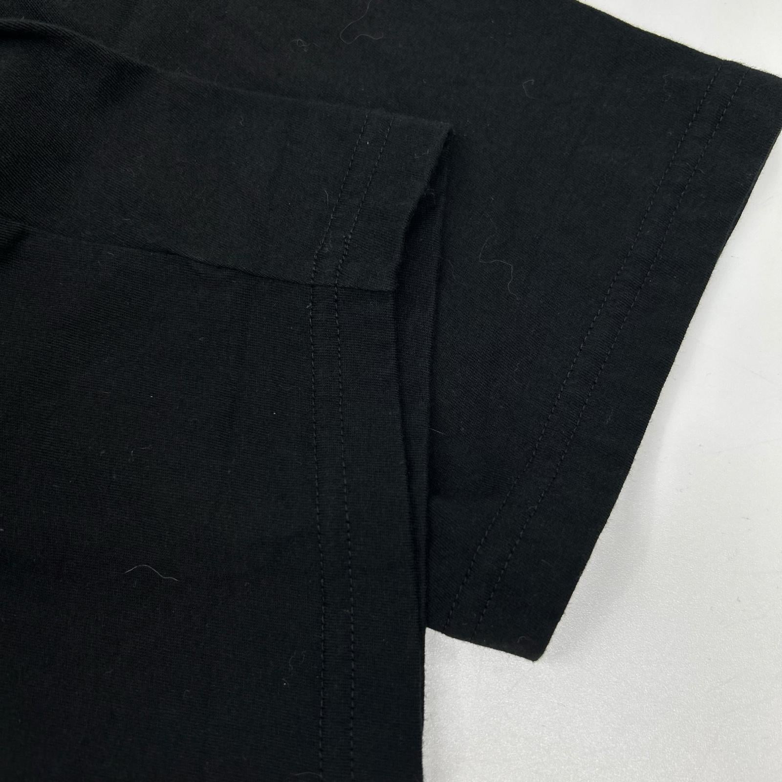 Ground Y グラウンドワイ GL-T06-012 ブラック Long Sleeve Jumbo Round T-Shirt トップス