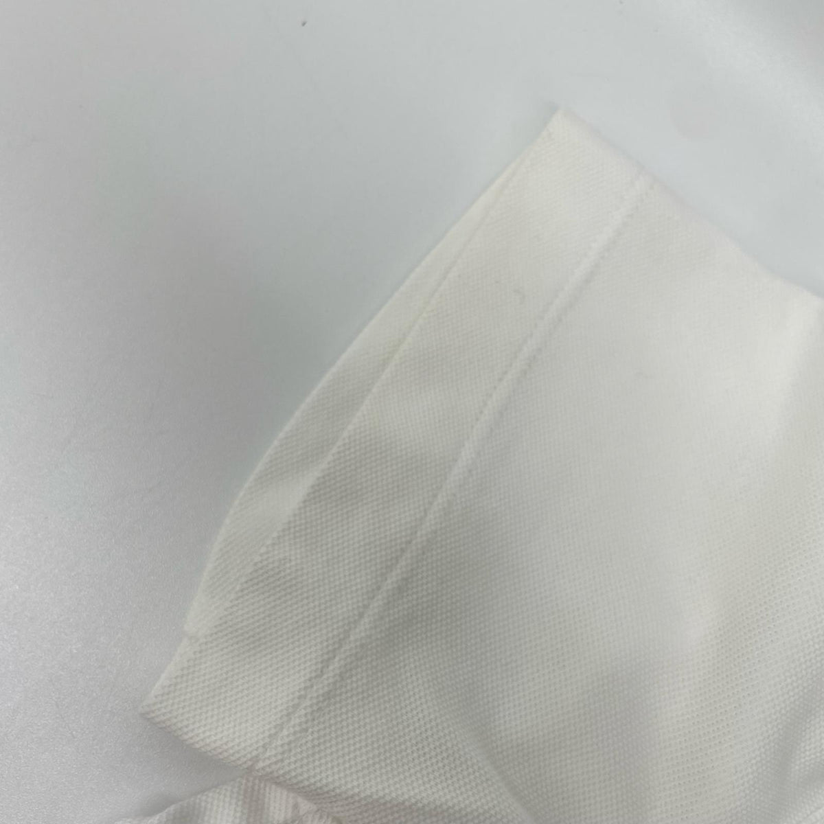 BRUNELLO CUCINELLI ブルネロクチネリ M0T63BG605JAP ホワイト モニーレ襟 半袖ポロシャツ トップス