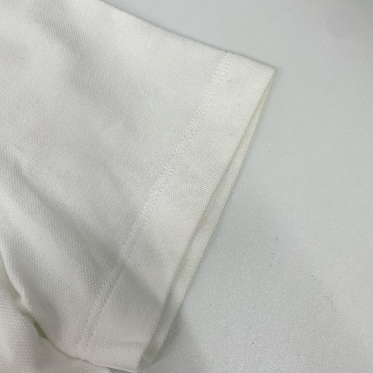BRUNELLO CUCINELLI ブルネロクチネリ M0T63BG605JAP ホワイト モニーレ襟 半袖ポロシャツ トップス