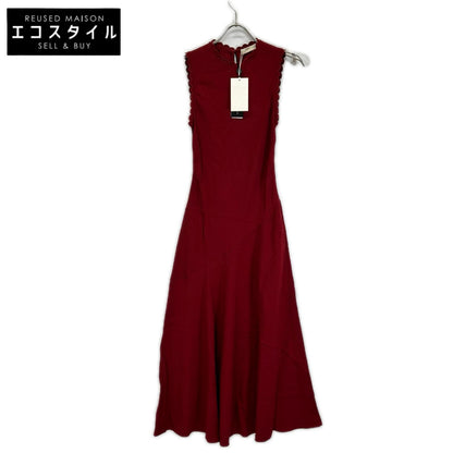 ULLA JOHNSON ウラ・ジョンソン 1695847 レッド ビスコース ノースリーブワンピース ワンピース
