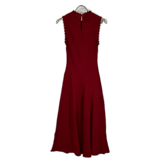 ULLA JOHNSON ウラ・ジョンソン 1695847 レッド ビスコース ノースリーブワンピース ワンピース