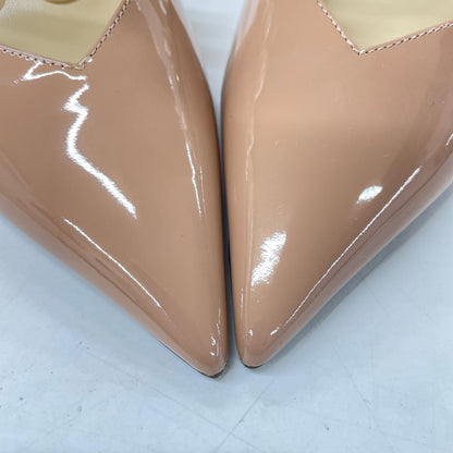 JIMMY CHOO ジミーチュウ Aurelie 85 オーレリー85 レジンパール付 パテントレザー ポインテッドトゥ パンプス シューズ