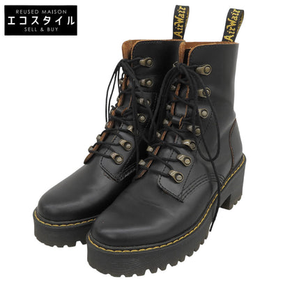Dr.Martens ドクターマーチン LEONA レースアップ ブーツ シューズ レディース ブラック 4 シューズ