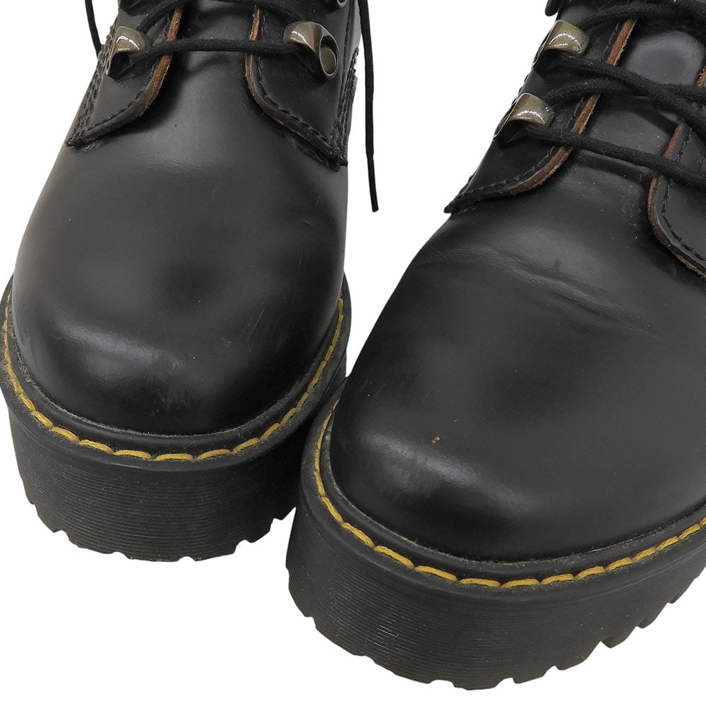 Dr.Martens ドクターマーチン LEONA レースアップ ブーツ シューズ レディース ブラック 4 シューズ