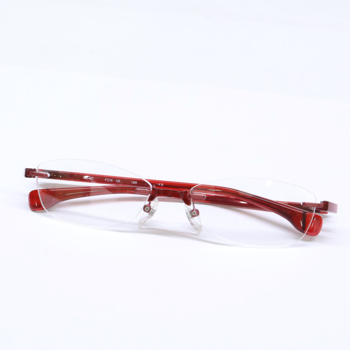 999.9 フォーナインズ 【新品同様】TW-46T 1305 リムレス アイウェア 眼鏡