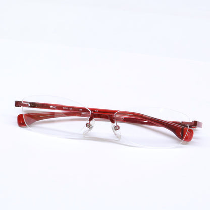 999.9 フォーナインズ 【新品同様】TW-46T 1305 リムレス アイウェア 眼鏡