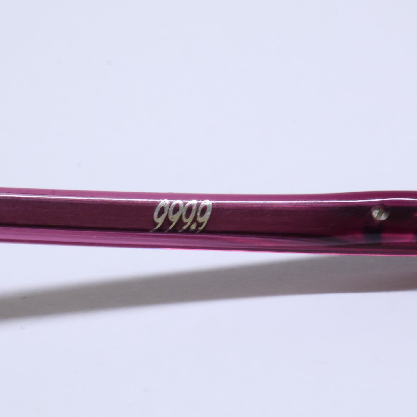 999.9 フォーナインズ 【新品同様】TW-46T 4415 リムレス アイウェア 眼鏡